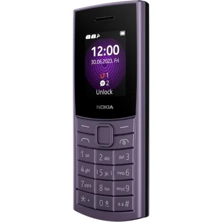 Nokia Teléfono Móvil 110 4G 2nd Edition 48 MB RAM 128 MB ROM Pantalla 1.8" Cámara Batería 1450 mAh - Púrpura Nokia Teléfono Móvil 110 4G 2nd Edition 48 MB RAM 128 MB ROM Pantalla 1.8" Cámara Batería 1450 mAh - Púrpura